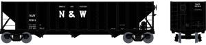 HO 100t H11a 3-Bay Hopper N&W #92464