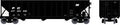 HO 100t H43d 3-Bay Hopper PC #479452