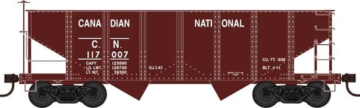 HO GLa 2-Bay Hopper CN #117012/brn