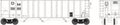 HO 100t 3-Bay Hopper D&M #5133/wht