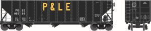 HO 100t 3-Bay Hopper P&LE #80502