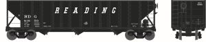 HO 100t 3-Bay Hopper RDG #41650/Speed Lettering