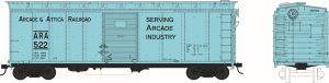 HO 40' Boxcar Arcade & Attica RR #512