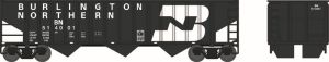 HO 70t 3-Bay 14-Panel Hopper BN (ex:GN) #514001
