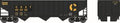 HO 70t 3-Bay 14-Panel Hopper Chessie CSXT #800320