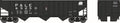 HO 70t 3-Bay 14-Panel Hopper P&LE-PC #69250