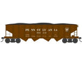 HO H21a Hopper PRR #900219 Shadow Keystone Blt. 6-09
