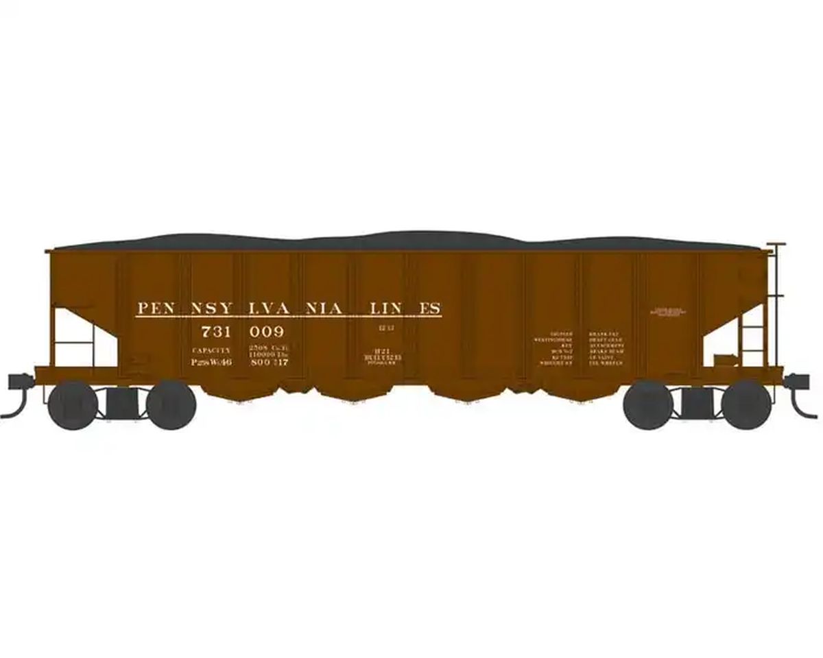 HO H21 Hopper PRR Lines PCC&StL #731126 Blt.12-13