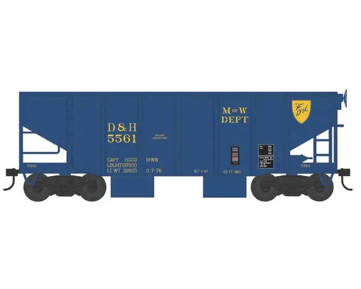 HO Ballast Hopper D&H #5783 Blt  1-40