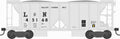 HO 70t 2-Bay Ballast Car L&N #45190/gry