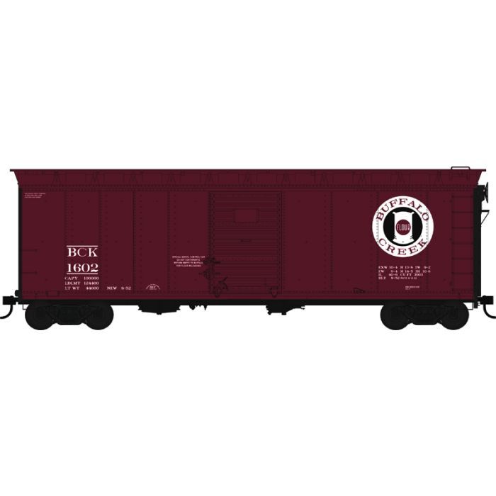 HO 40' Boxcar Buffalo Creek #1655