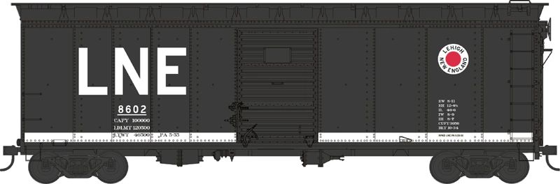 HO 40' Boxcar LNE #8608