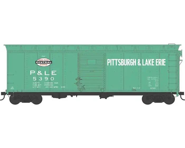 HO 40' Boxcar P&LE #5290/Jade Green