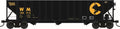 HO H-430 100t Hopper Chessie WM #188929