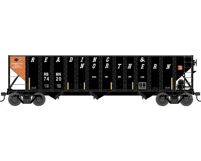 HO H-430 100t Hopper RBMN #7420/Orange Panel