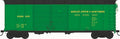 HO X31 4-Dr Round Flush Roof Boxcar Ashley  Drew & North