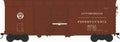 HO X31F 4-Dr Turtle Roof Boxcar w/loader PRR Circle Keyston