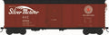 HO X31 2-Dr Round Flush Roof Boxcar SAL Silver Meteor #1943