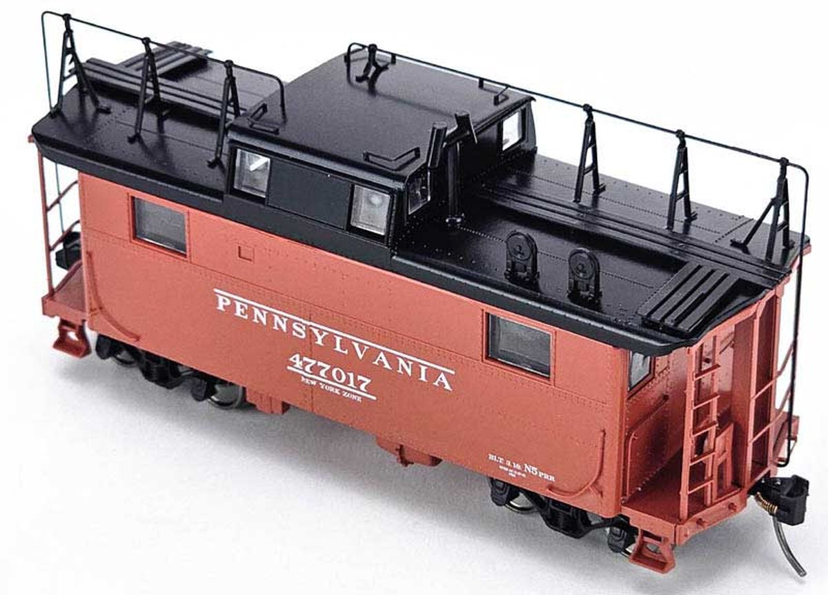 HO N-5 Caboose PRR #477010/NY Zone w/Trainphone Blt 3-16 R