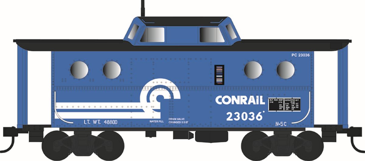 HO N-5C Caboose CR #23036/blu Rpkd 5-76