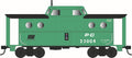 HO N-5C Caboose PC #23002/grn Rpkd 4-68