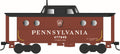 HO N-5C Caboose PRR #477945/Shadow Keystone Pittsburgh Reg.