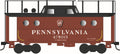 HO N-5C Caboose PRR #478013/Sh. Key. Pitts. Reg. w/Trainphon