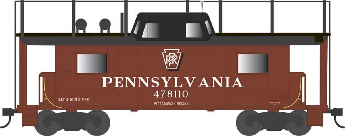 HO N8 Caboose PRR Sh. Key. Pitts. Reg. w/Trainphone #478158