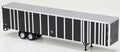 HO 53' Platewall Highway Trailer Undecorated Black Body