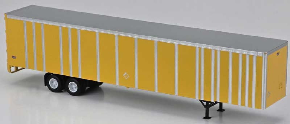 HO 53' Platewall Highway Trailer Undecorated Yellow Body