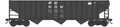 HO 70T 3-Bay Hopper PC Ore  Service #423290