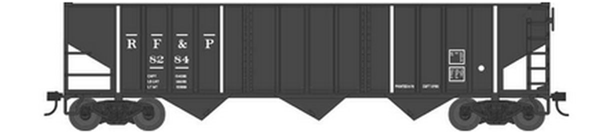 HO 70T 3-Bay Hopper RF&P #8296