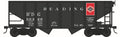 HO 55 Ton Fishbelly Hopper RDG Anthracite - Class HTo Rd #80