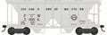 HO 70 Ton 2 Bay Covered Hopper CGW Road #70020