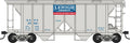 HO 70 Ton 2 Bay Covered Hopper Lehigh Cement Road #25904