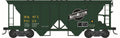 HO 70 Ton 2 Bay Covered Hopper Minneapolis & St. Louis Road