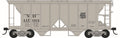 HO 70 Ton 2 Bay Covered Hopper NH Road #117001
