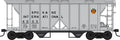 HO 70 Ton 2 Bay Covered Hopper Spokane International Road #4