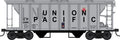 HO 70 Ton 2 Bay Covered Hopper UP ex LNE Road #12097