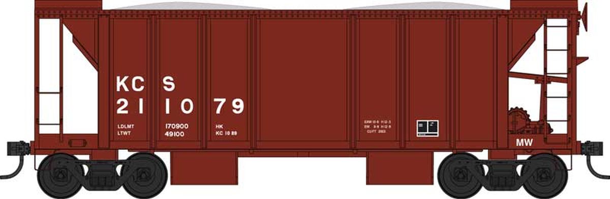 HO 70 Ton Ballast Car KCS #210137