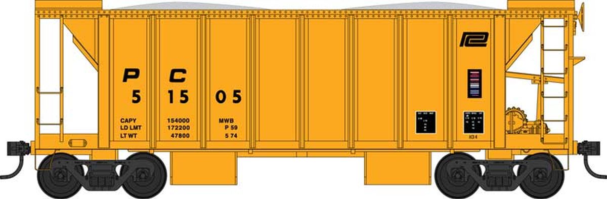HO 70 Ton Ballast Car PC #51510