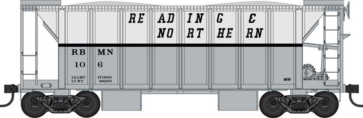 HO 70 Ton Ballast Car RBMN #113