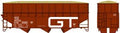 HO 70t Offset Wood Chip Hopper GTW #454003