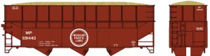 HO 70t Offset Wood Chip Hopper MP #591440