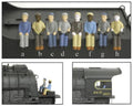 HO Engineer & Fireman Figures/2pc