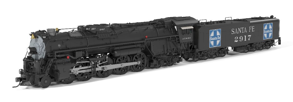 HO ATSF Class 2900 4-8-4 #2917 Large ATSF Heralds Fantasy Pa