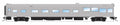 HO CSX-Type Track Inspection Car Unlettered Primer Gray