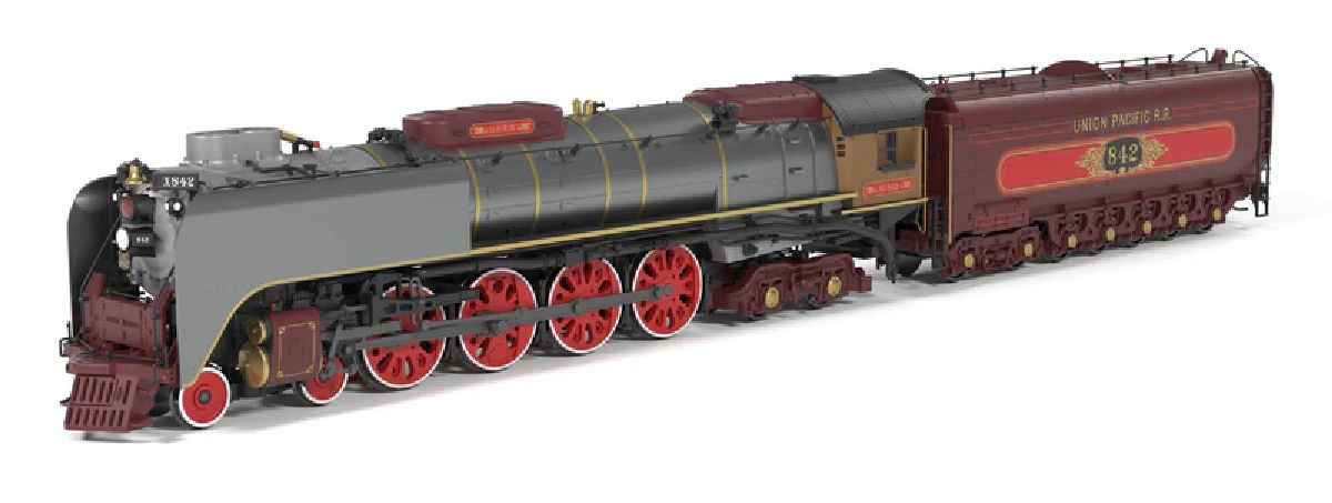 HO UP 4-8-4 Class FEF-3 #842 Ornate Fantasy Schem