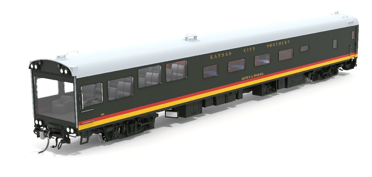 HO KCS Track Inspection Car Arthur E. Stillwell SOU Bel