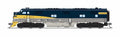 N EMD E7A Pere Marquette #106 Tri-Color Streamliner Scheme N